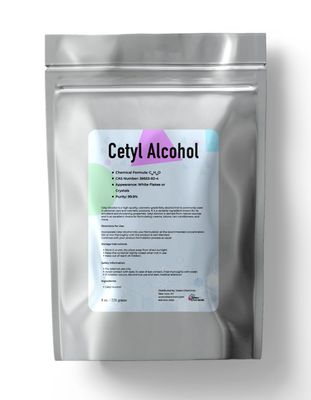 Cetyl Alcohol Cosmetic Grade 16 Ounce / 453 Grams - Cetyl Alcohol Emulsifying Wax Organic for Lotion Making &amp; Thickener for Skin Care Products, Moisturizing Ingredient for Dry Skin by Talsen Chemical