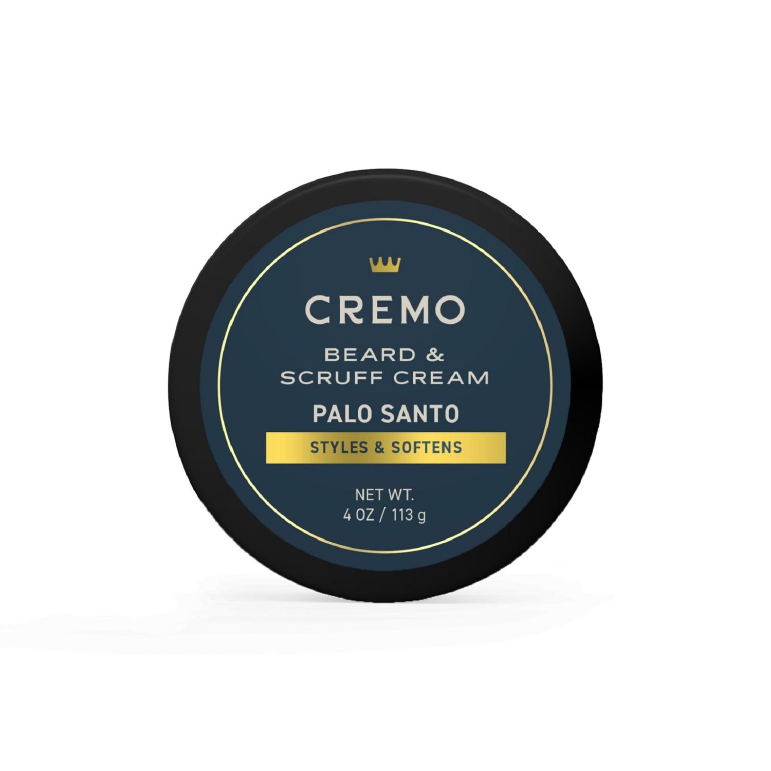 Cremo Beard &amp; Scruff Cream, Palo Santo (Reserve Collection), 4 oz - Soothe Beard Itch, Condition and Offer Light-Hold Styling for Stubble and Scruff (Product Packaging May Vary)