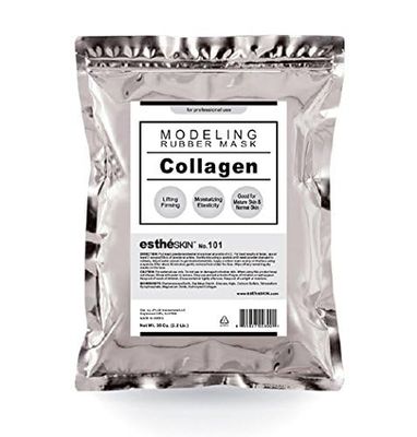 estheSKIN No.101 Collagen Peel Off Type Modeling Rubber Mask Powder for Facial Skin Care Treatment, 35oz