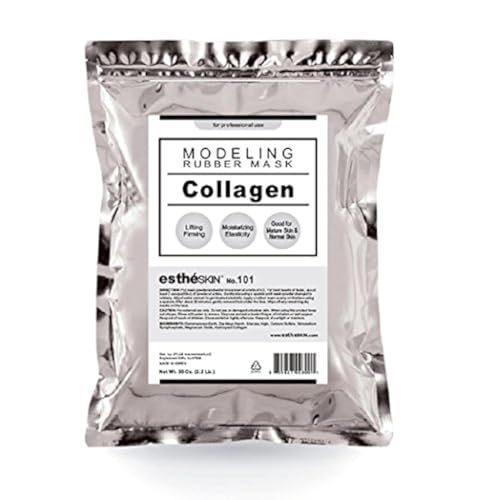 estheSKIN No.101 Collagen Peel Off Type Modeling Rubber Mask Powder for Facial Skin Care Treatment, 35oz