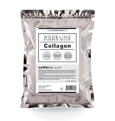 estheSKIN No.101 Collagen Peel Off Type Modeling Rubber Mask Powder for Facial Skin Care Treatment, 35oz