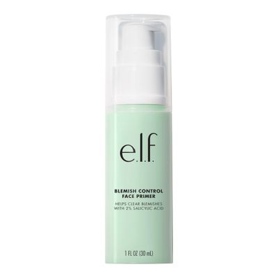 e.l.f. Blemish Control Face Primer, Soothing &amp; Hydrating Makeup Primer For Fighting Blemishes, Grips Makeup To Last, Vegan &amp; Cruelty-free, Large
