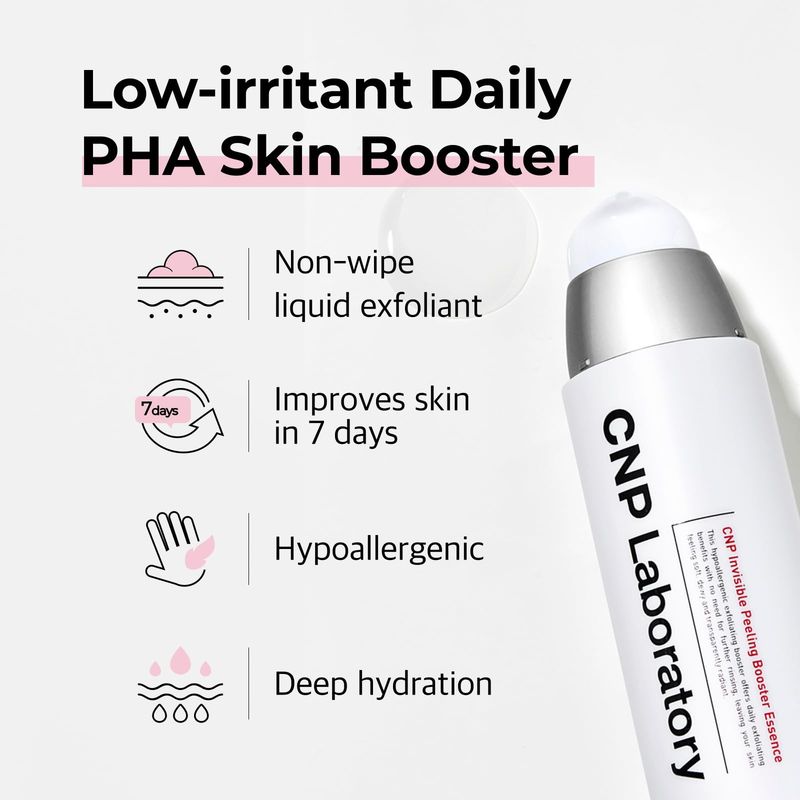 CNP Facial Polish - SKIN TONING PHA Daily Exfoliator, Low-irritating, Dead Skin Remover for Face &amp; Body, Reduce Redness, Clinically Tested, Gifts for Women, Korean Skin Care (3.38 fl.oz / 100ml)