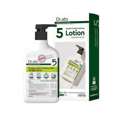 Dr.ato Skin Calming Lotion for Body &amp; Face with Gamma-Linolenic Acid, for Dry and Itchy Skin, Vegan, Korean Skincare (10.4 Fl Oz)
