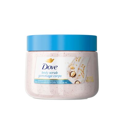 Dove Scrub Macadamia Rice Milk 15 Oz