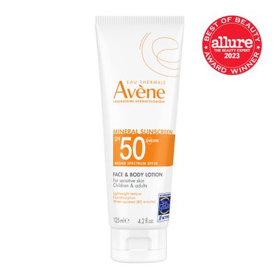 Eau Thermale Avne Mineral Sunscreen Broad Spectrum SPF 50 Face and Body Lotion 4.23 fl. Oz.