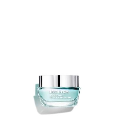 Biotherm Aquasource Total Eye Revitalizer Gel, Hydrating Eye Gel for Puffy Under Eyes, with Depuffing Agents to Awake, Illuminate, Remove Under-Eye Bags, Instant Cooling Effect, 0.50 Fl. Oz.