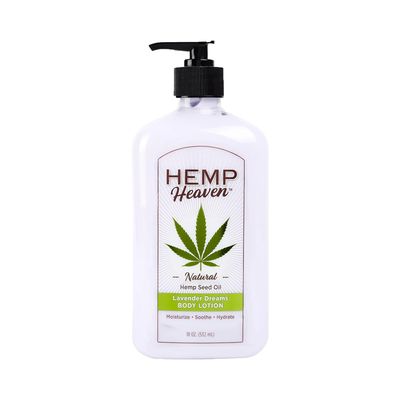 Hemp Heaven Moisturizing Body Lotion - Lavender dreams made with Natural Hemp Seed Oil For Men &amp; Women,18 Oz