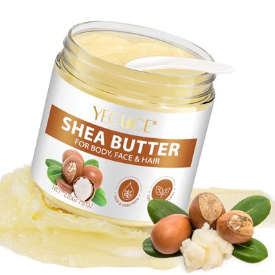 AFITMOE Raw Shea Butter - Shea Butter Raw Organic for Hair and Body, Unrefined Shea Butter to Make Lotion for All Skin Types, Body Butter and Shea Butter Soap, DIY Lip Balm, Natural Moisturizer