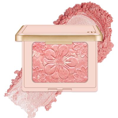 Blush Palette Matte Blush for Cheek Makeup, Lightweight Highly Pigmented Blush Compact for Face, Buildable Natural Flushed Look