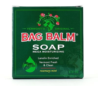 Bag Balm Mega Moisturizing Soap Rosemary Mint Scent 3.9 Ounce Per Bar (Value Pack of 5)