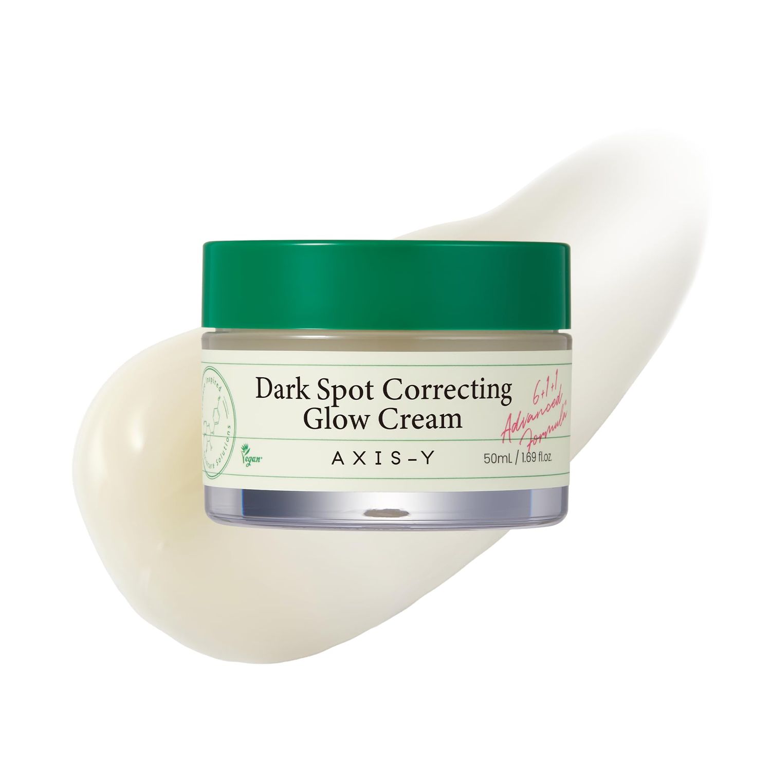 AXIS-Y Dark Spot Correcting Glow Cream with 2% Alpha-Arbutin, 5% Niacinamide &amp; Ceramide | Brightening &amp; Hydrating Face Moisturizer | Vegan &amp; Cruelty-Free Korean Skin Care | 50ml / 1.69 fl. oz.