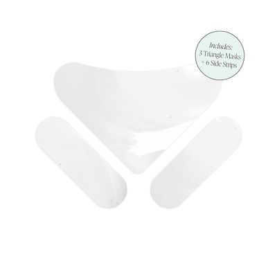 Bushbalm Hydrogel Vajacial Mask - Hydrating Mask with Hyaluronic Acid and Aloe Vera to Cool and Soothe Skin Post-Hair Removal, 3 Full Masks Set