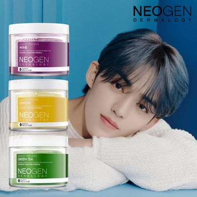 DERMALOGY by NEOGENLAB Bio-Peel Gauze Peeling Pads (Green Tea, 30 pads) - Exfoliating &amp; Hydrating &amp; Soothing Peeling Pad with PHA &amp; Green Tea &amp; Centella Asiatica - Korean Skin Care