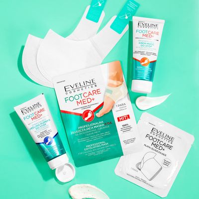 Eveline Cosmetics FOOT CARE MED+ PROFESSIONAL EXFOLIATING MASK