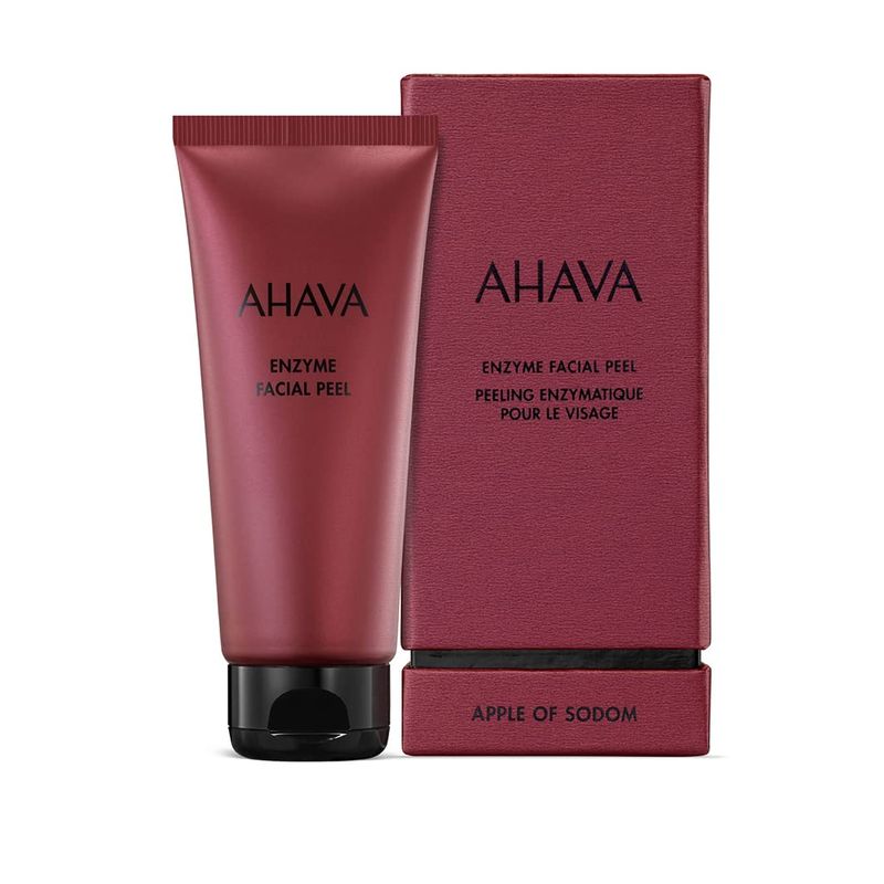AHAVA Apple of Sodom Enzyme Facial Peel - Gentle exfoliating cream for tightness, illuminates natural glow, reduces pores &amp; smoothes lines, enhances texture, with Osmoter &amp; Papaya Enzymes, 3.4 Fl.Oz