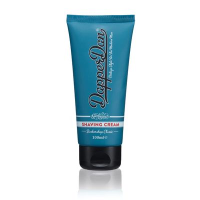 Dapper Dan Shave Cream, Mens Shaving Cream to Help Reduce Irritation, Leaves Skin Soft and Hydrated, Use With or Without a Shaving Brush, Classic Sandalwood Fragrance, 1 x 100ml