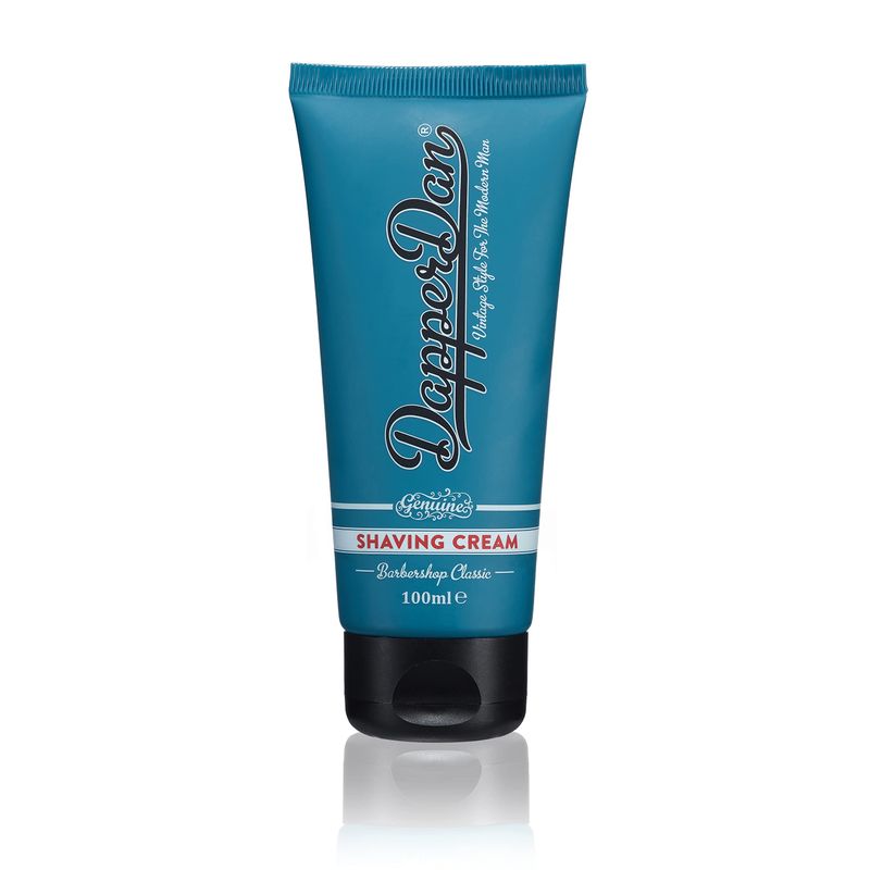 Dapper Dan Shave Cream, Mens Shaving Cream to Help Reduce Irritation, Leaves Skin Soft and Hydrated, Use With or Without a Shaving Brush, Classic Sandalwood Fragrance, 1 x 100ml