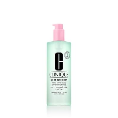 Clinique Liquid Facial Soap Oily Skin Formula Combination Oily To Oily 13.5 Ounce