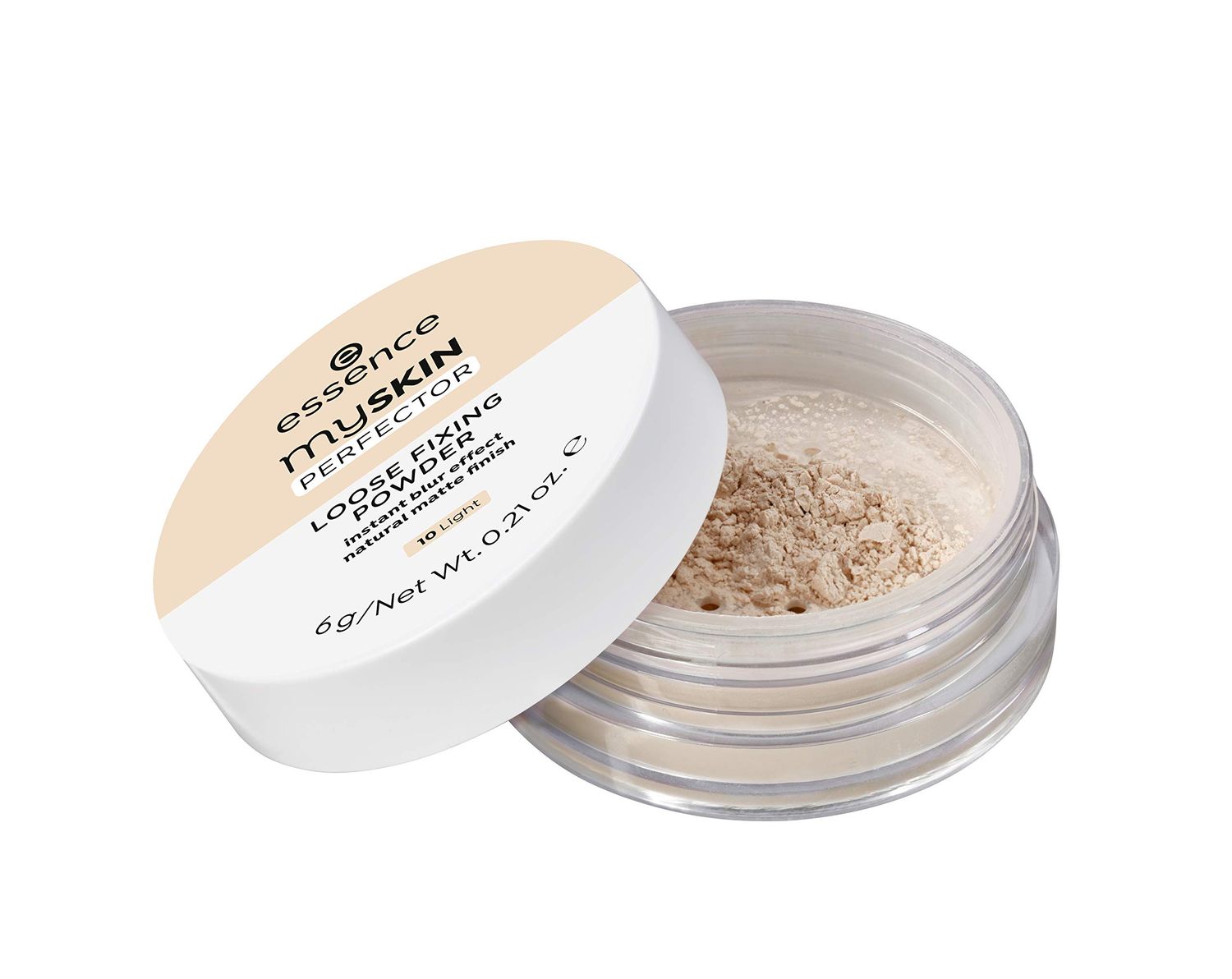 essence | My Skin Perfector Loose Fixing Powder | Instant Blur Effect &amp; Natural Matte Finish | Vegan, Paraben Free, Gluten Free, Oil Free | Cruelty Free (10 | Light)