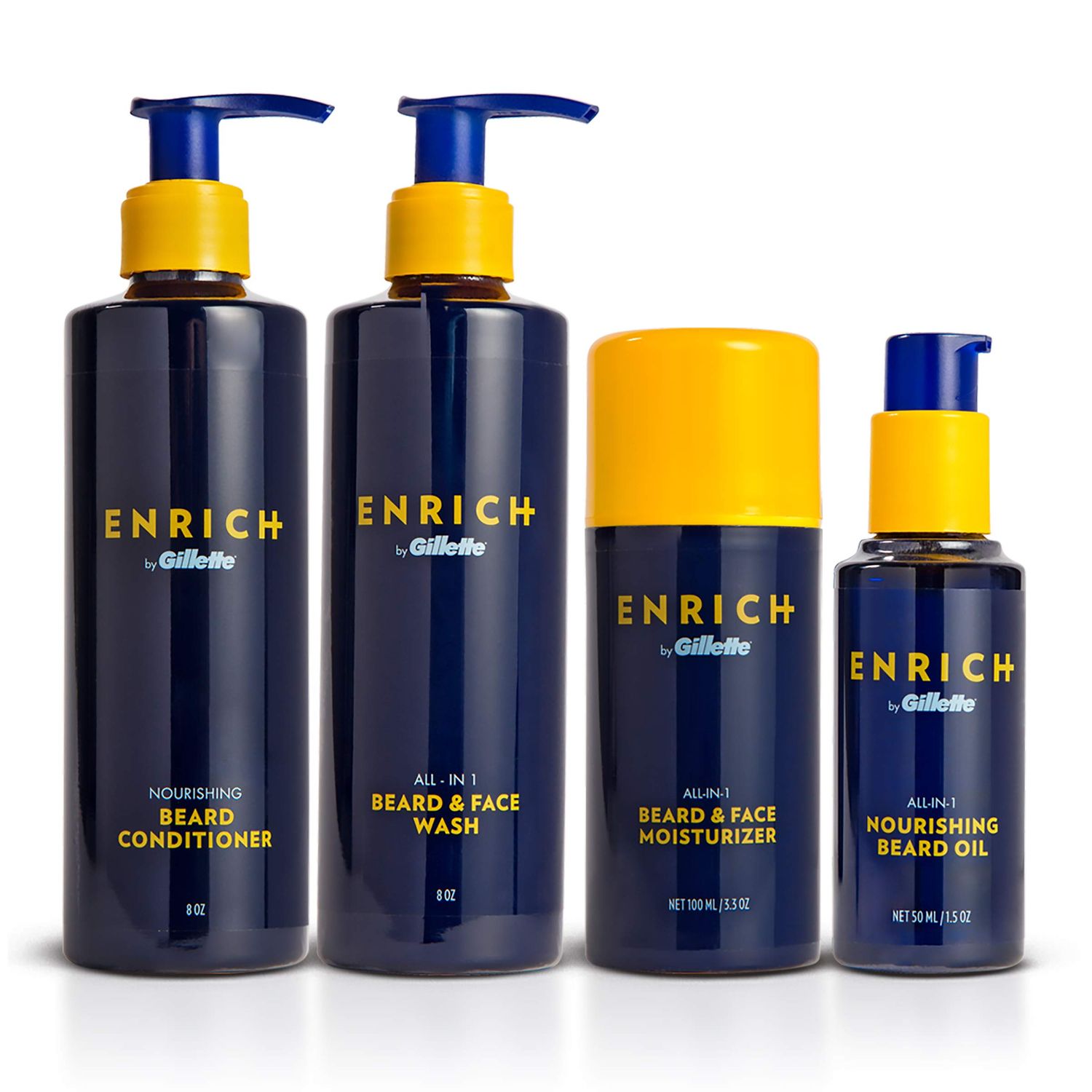Gillette Enrich Beard &amp; Face Care Starter Kit for Men