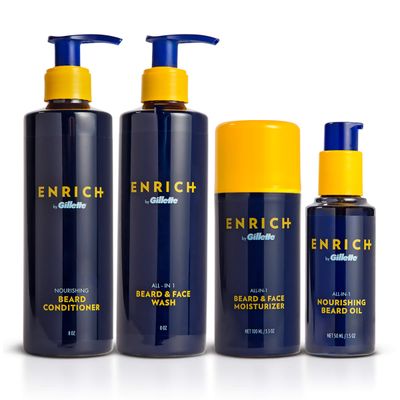 Gillette Enrich Beard &amp; Face Care Starter Kit for Men