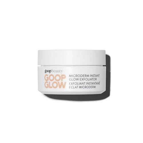 goop Beauty Microderm Exfoliator | Physical &amp; Chemical Exfoliant to Smooth Skin Texture | Exfoliating Minerals &amp; Glycolic Acid | At-Home Microdermabrasion | Silicone &amp; Paraben Free | 0.5 fl oz