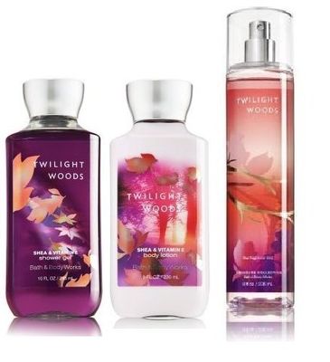 Bath &amp; Body Works - Signature Collection -Twilight Woods -Gift Set - Shower Gel - Body Lotion &amp; Fine Fragrance Mist