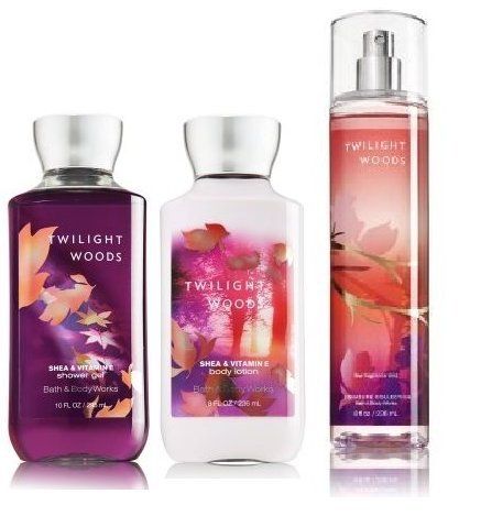 Bath &amp; Body Works - Signature Collection -Twilight Woods -Gift Set - Shower Gel - Body Lotion &amp; Fine Fragrance Mist