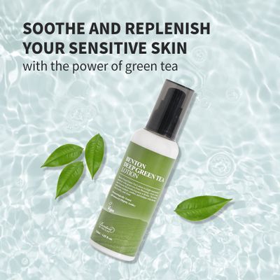 BENTON Deep Green Tea Face Moisturizer 4.05 fl.oz | Hydrating Korean Green Tea Face Lotion | Soothing &amp; Refreshing Moisturizer for Acne Prone Skin