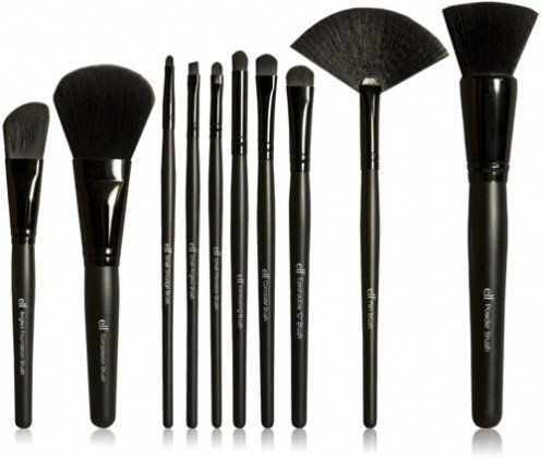 e.l.f. 19-Piece Makeup Brush Set &amp; Roll, 19 Makeup Brushes For All Your Needs From Foundation To Eyeshadow, Made With Synthetic, Cruelty-free Bristles