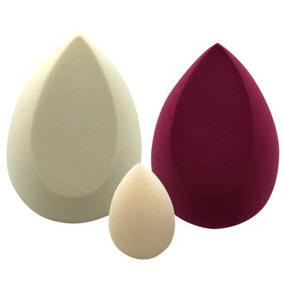 Anactoro Beauty - Makeup Sponges Set - Pro Makeup Sponges for all Skin Types! 3pcs Beauty Make up Sponge Blender for Liquid, Cream and Powder, Latex Free &amp; Vegan Makeup Sponge for Foundation