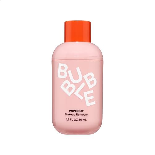 Bubble Skincare Wipe Out Makeup Remover - Hydrating Face &amp; Eye Makeup Remover Enriched with Vitamins &amp; Antioxidants - Fragrance-Free Skin Care Suitable For All Skin Types (50ml)