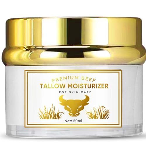 ATAZUA Beef Tallow for Skin, Organic Grass Fed Balm, Deeply Moisturizer for Face and Body, 100% Natural, 2 oz