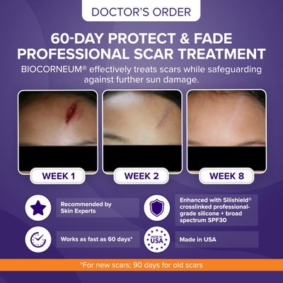 Advanced Scar Treatment with Silishield & SPF 30 20g - Made in the USA, Fast-Drying, Water-Resistant Silicone Scar Gel - Surgeon Recommended for New & Old Scars - Suitable for Children Over 6 Months