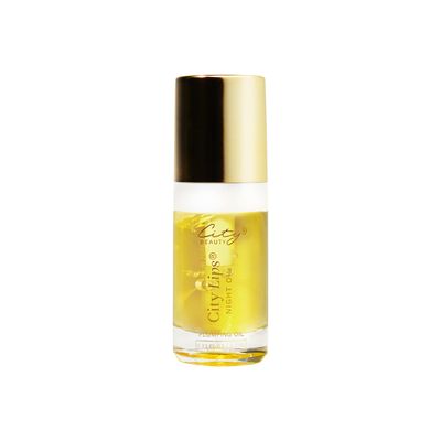 City Beauty City Lips Night Oil - Plump, Hydrate, Restore - Anti-Aging Lip Treatment - Plumping Lip Oil with Hyaluronic Acid &amp; Plant Extracts