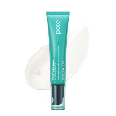 Blithe Inbetween Pore Priming Cream Matte Primer for Oily Skin Control, Calming Mugwort Cica &amp; Green Tea Extract for Blemish Relief, Korean Makeup Pore Minimizer Primer with Mattifying Finish 1 Fl Oz