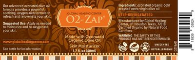 Global Healing Center Skin Therapy-Organic Ozonated Extra Virgin Olive Oil Salve for All Skin Care Routines-Cold-Pressed Face &amp; Body Moisturizer To Hydrate and Soothe Dry Skin to Soft &amp; Smooth-1.5 Oz