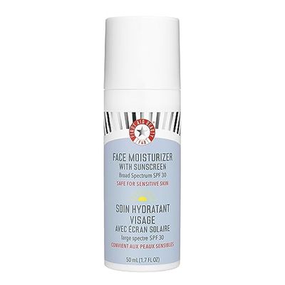 First Aid Beauty Ultra Repair Face Moisturizer with Sunscreen, SPF 30 - 2-in-1 Sun Protection + Daily Hydration - 1.7 oz