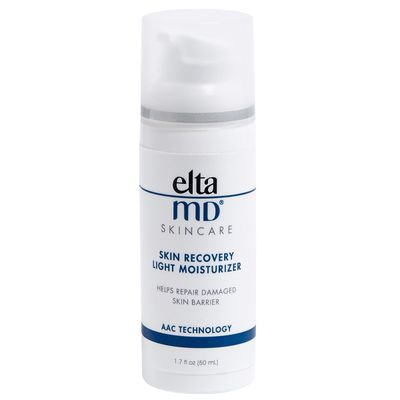 EltaMD Recovery Light Face Moisturizer for Dry Skin, Oil Free Moisturizer for Face and Acne Prone Skin Care, 1.7 oz Pump