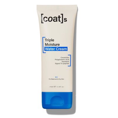 COATS Triple Moisture Water Cream - Lightweight, Oil-Free Face Moisturizer - Protects the Skin Barrier for Long-Lasting Hydration - Dermatologically Approved, Designed for Teens + Young Skin - 2.5 oz