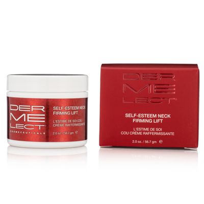 Dermelect Self-Esteem Neck Firming Lift - for Neck and Dcollet, Anti Aging Cream with AHA, BHA, Avocado Oil, Squalene Toning, Hydrating &amp; Firming Treatment for Sagging Skin, Tech Neck 2 oz.