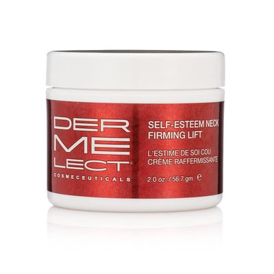 Dermelect Self-Esteem Neck Firming Lift - for Neck and Dcollet, Anti Aging Cream with AHA, BHA, Avocado Oil, Squalene Toning, Hydrating &amp; Firming Treatment for Sagging Skin, Tech Neck 2 oz.
