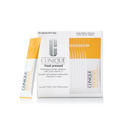 Clinique Fresh Pressed Renewing Powder Cleanser With Pure Vitamin C + Salicylic Acid | Purifying + Brightening