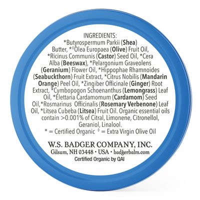 Badger Organic Cuticle Care Balm - Natural Nail Care Cream with Shea Butter, Vitamin-Rich Seabuckthorn Extract to Strengthen, Soothe & Restore Dry & Splitting Cuticles - Light Citrus Scent - .75oz