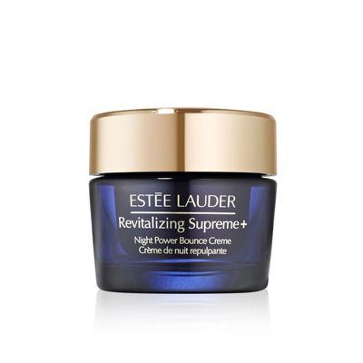 Este Lauder Revitalizing Supreme+ Night Power Bounce Cream Moisturizer with Peptides for Firmness, 1.7 Ounce