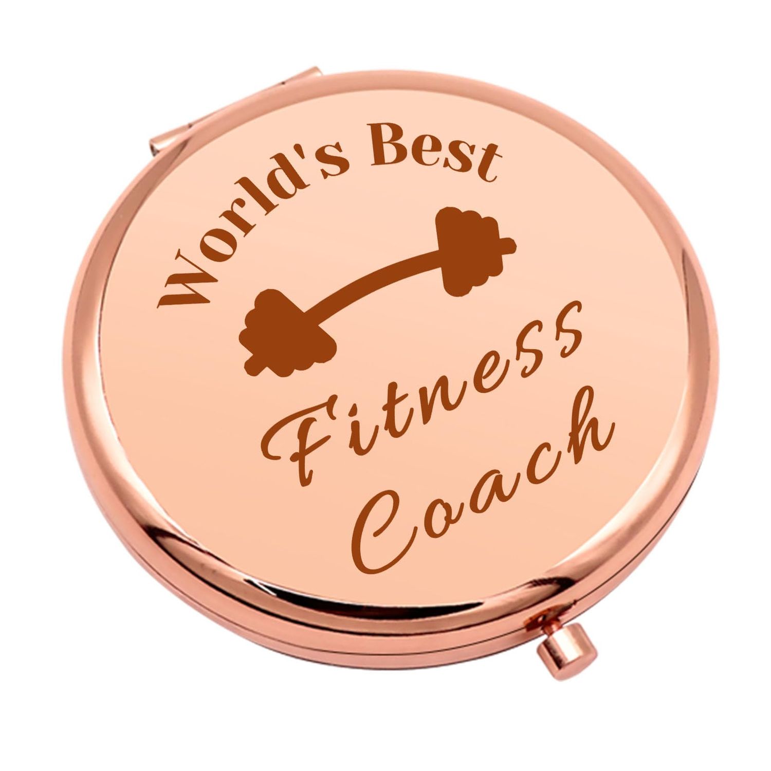 Fitness Instructor Gift Thank You Gift Compact Makeup Mirror Fitness Coach Gifts Trainer Gift Fitness Lover Gift Gym Gift Workout Coach Appreciation Gifts Pocket Makeup Mirrors Retirement Gift
