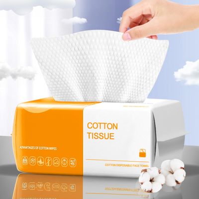 Face Towels Disposable,100 Count Ultra Thick Disposable face towels Facial Wash Cloth for Sensitive Skin, Face Clean Towels, clean skin club face towels, Lint- free Facial Tissue