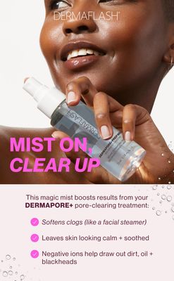 DERMAFLASH DERMAPORE+ Prep Face Mist, Mineral Facial Cleanser &amp; Pore Minimizer for Face, 30ml