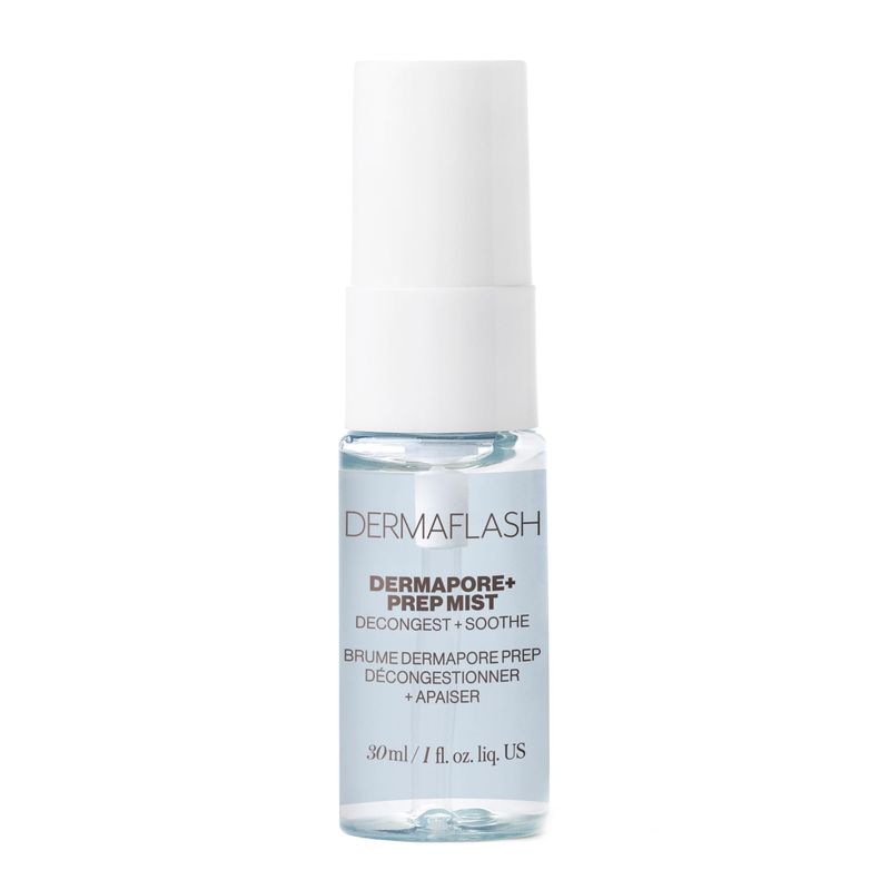 DERMAFLASH DERMAPORE+ Prep Face Mist, Mineral Facial Cleanser &amp; Pore Minimizer for Face, 30ml
